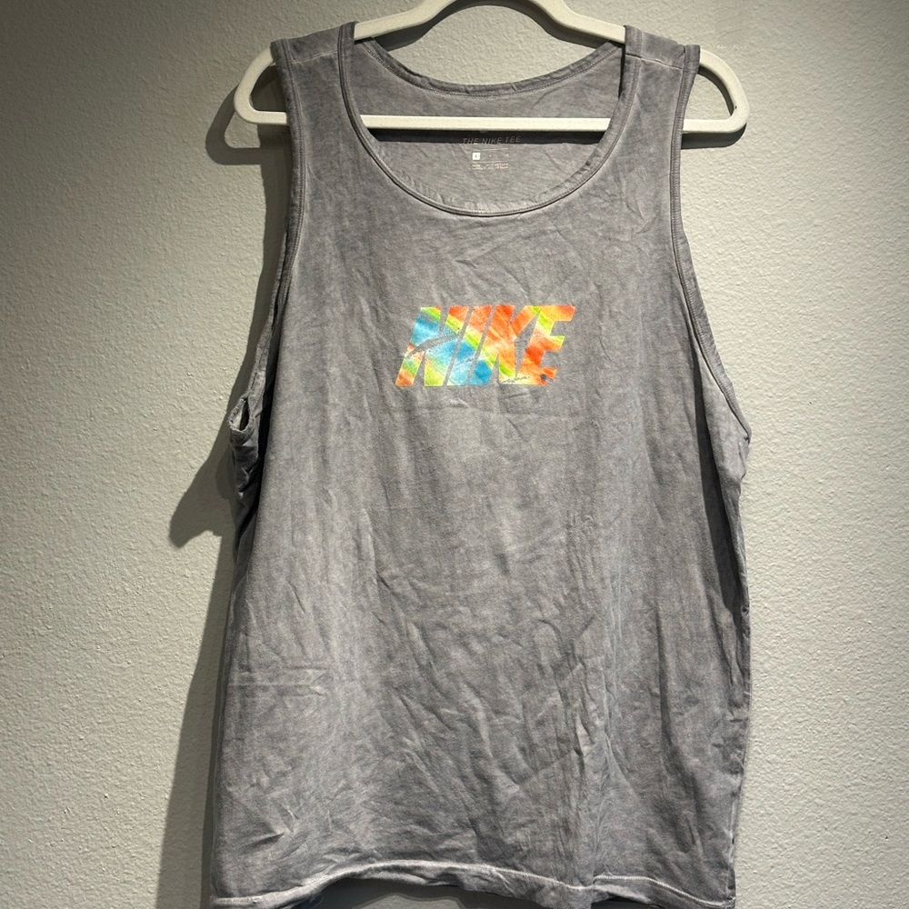 Nike Light Gray Muscle Tee